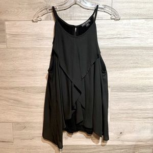 3/$30 Lady Dutch black Tank top Boho Flowy size Large